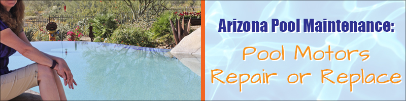 clear pool with pool pump motor repair or replace